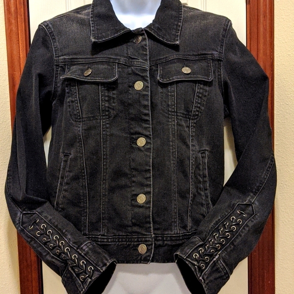 Ralph Lauren Black Denim Jacket 8